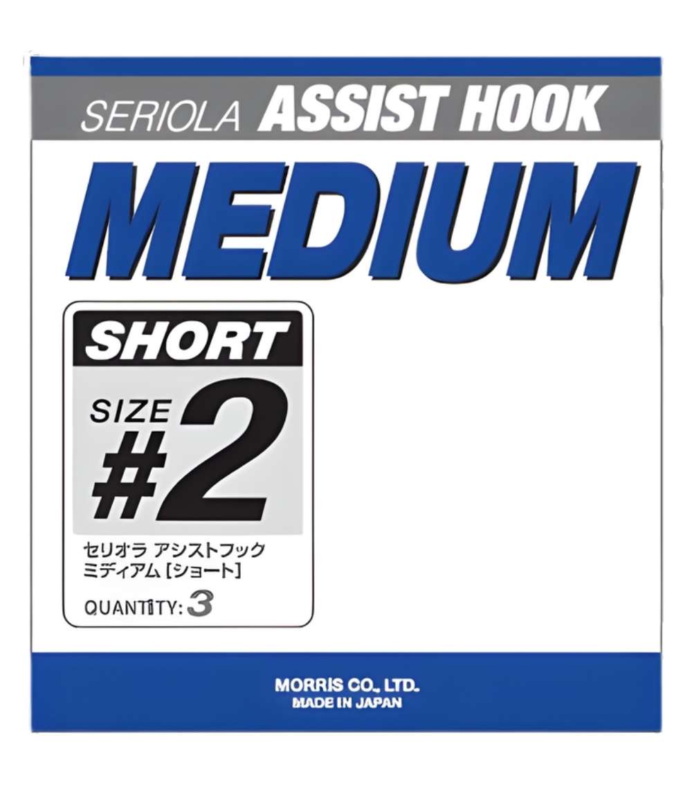 Varivas Seriola Assist Hook Medium Short - Medium Short #4