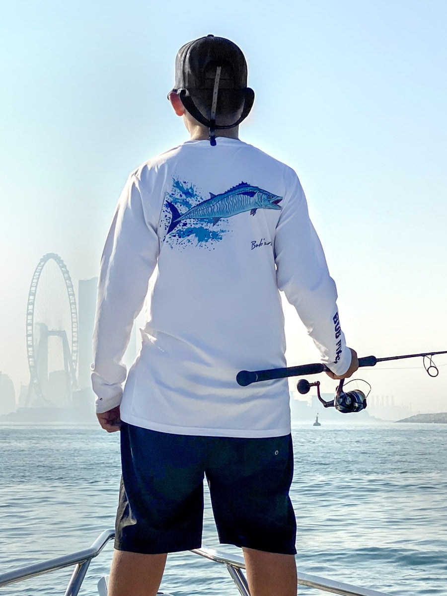 Bob Marlin Performance Shirt King Bob White - Youth - YS