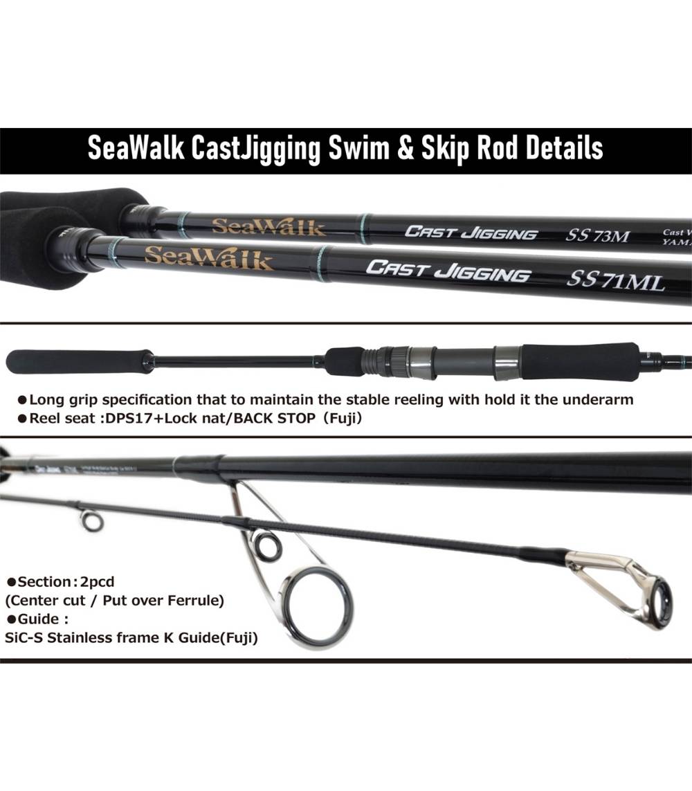 Yamaga Blanks SeaWalk Cast Jigging Swim &amp; Skip Series - Elite Fishin Shop