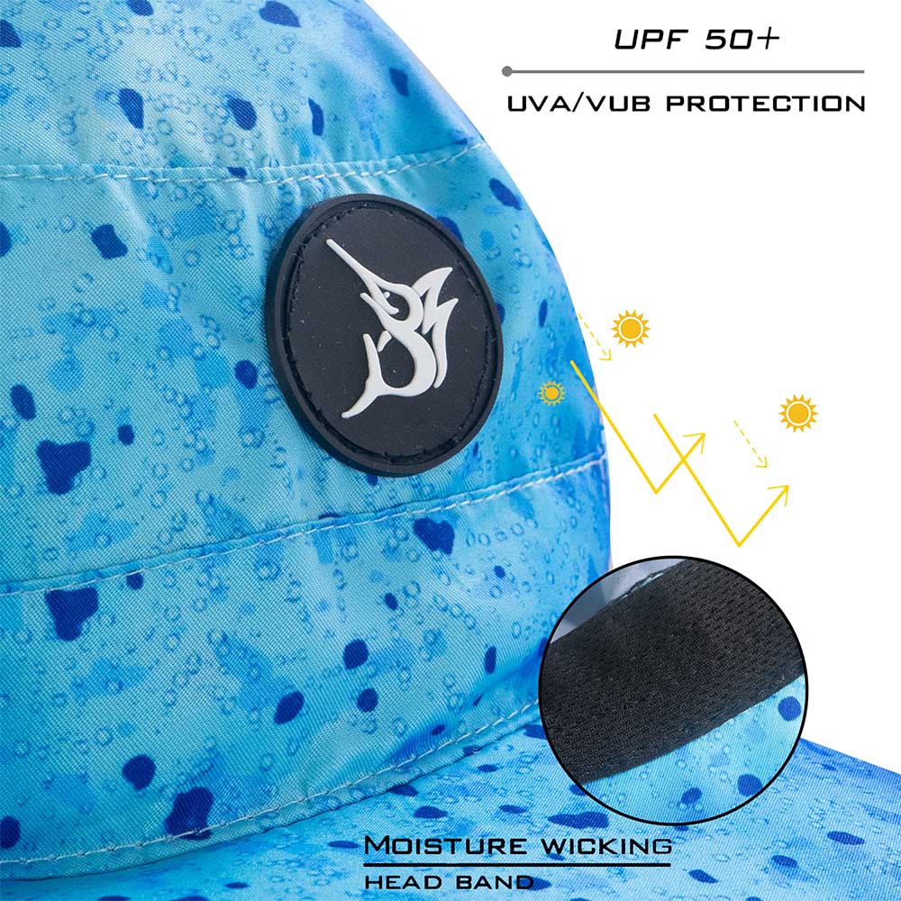 Bob Marlin Bucket Hat Bob Mahi Blue (view 4 of 4)