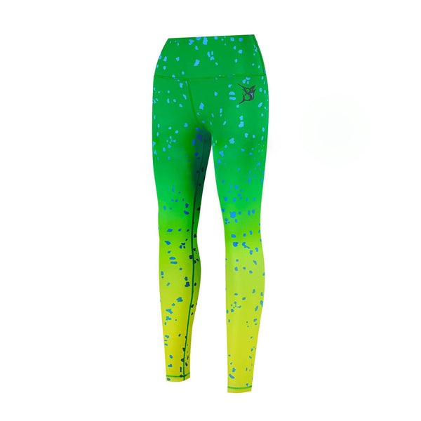Bob Marlin Women's Recycled Long Leggings Bob Mahi – Performance fishing apparel designed for sun protection, comfort, and offshore durability.
