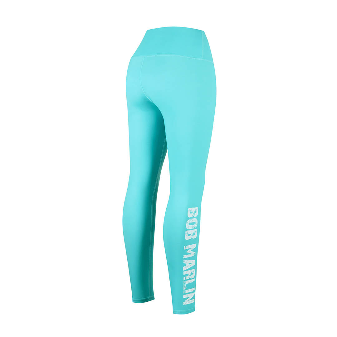 Bob Marlin Women's Recycled Long Leggings Aqua (view 3 of 3)