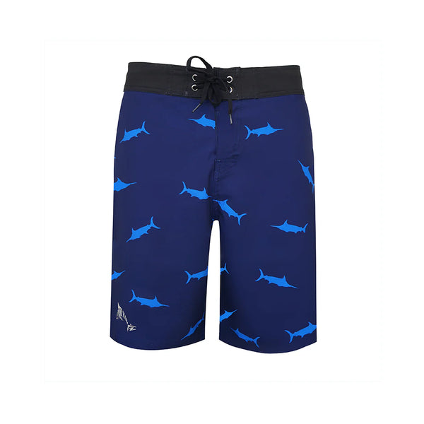 Bob Marlin Board Shorts Blue Marlin – Performance fishing apparel designed for sun protection, comfort, and offshore durability.
