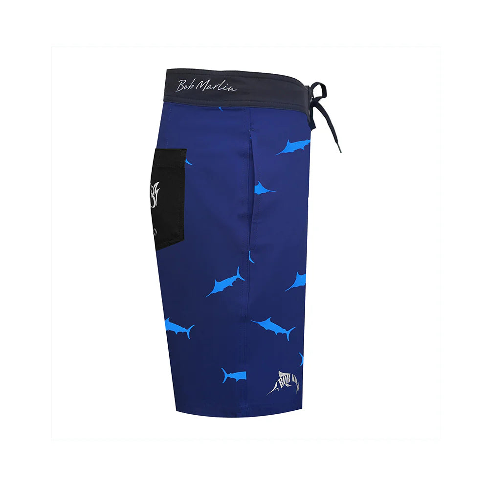 Bob Marlin Board Shorts Blue Marlin - 38
