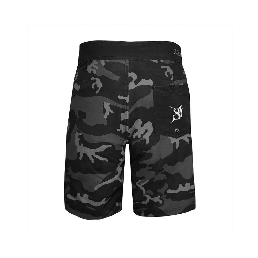 Bob Marlin Board Shorts Bob Camo Black - 34