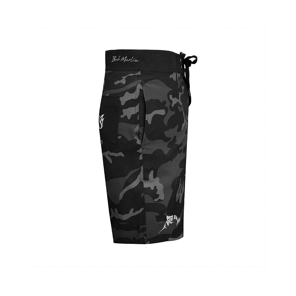 Bob Marlin Board Shorts Bob Camo Black - 36