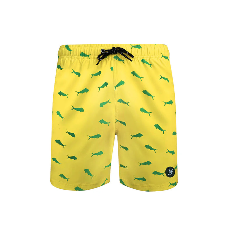 Bob Marlin Recycled Swim Shorts Mahi Yellow - 28