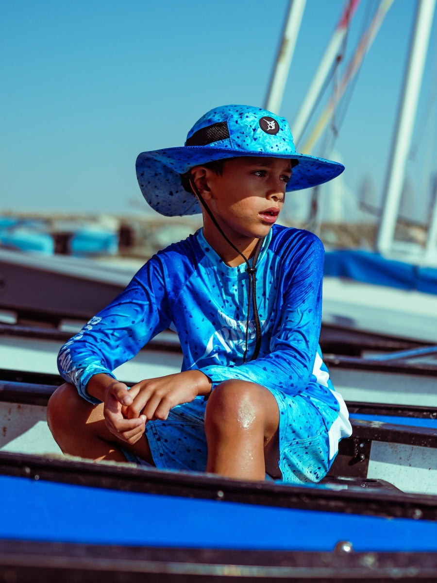 Bob Marlin Bucket Hat Bob Mahi Blue (view 1 of 4)