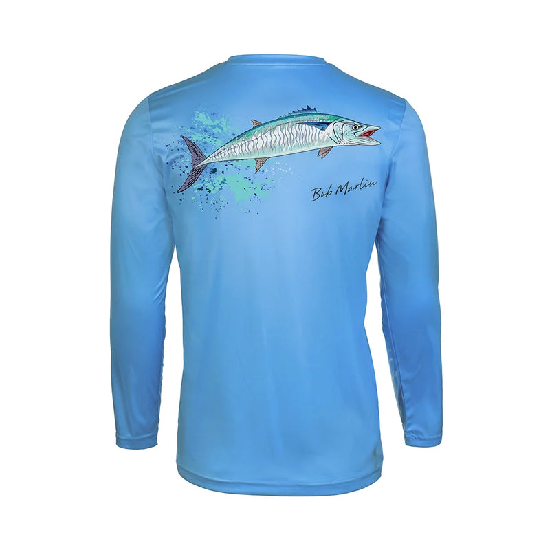 Bob Marlin Performance Shirt King Bob Blue (view 1 of 3)