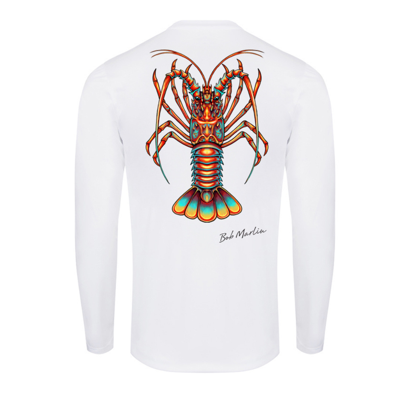 Bob Marlin Performance Shirt Natty Lobster White