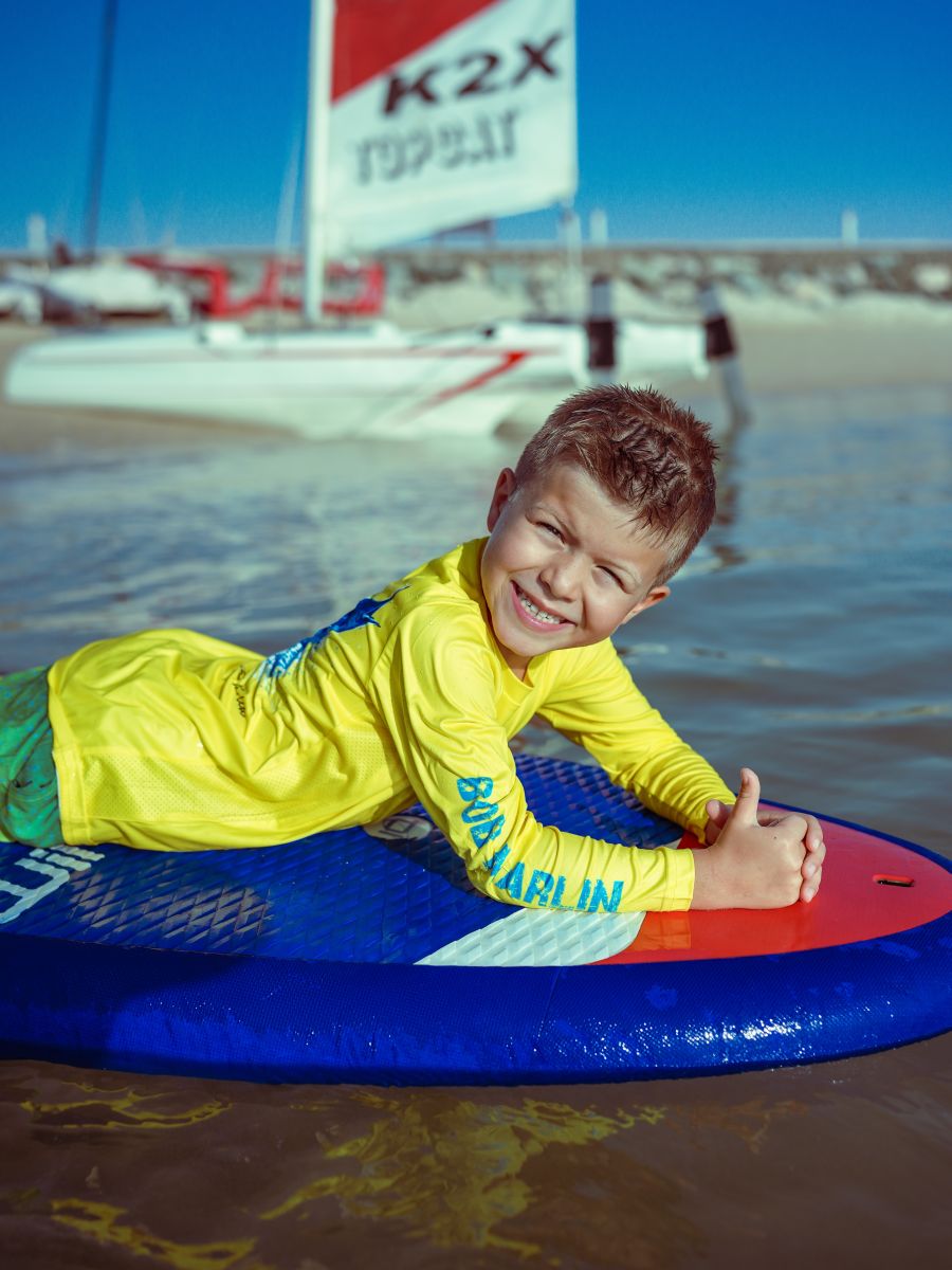 Bob Marlin Performance Shirt Ocean Marlin Yellow - Youth - YM