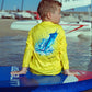 قميص الأداء Ocean Marlin Yellow - للشباب