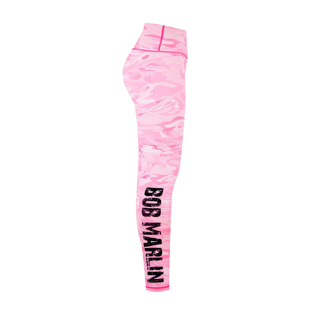 Bob Marlin Women's Recycled Long Leggings Pink Storm - XL