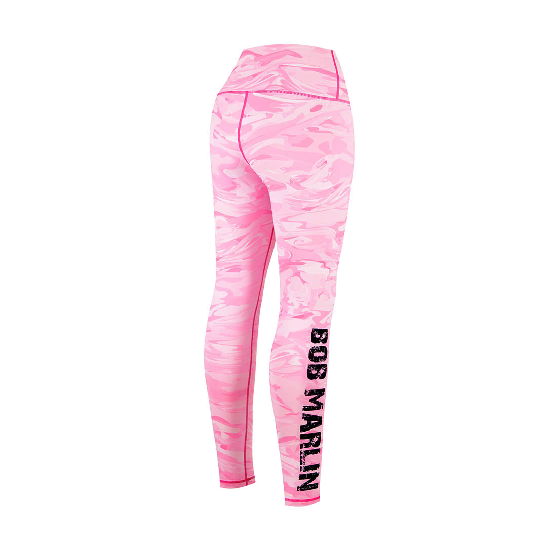 Bob Marlin Women's Recycled Long Leggings Pink Storm (view 4 of 4)