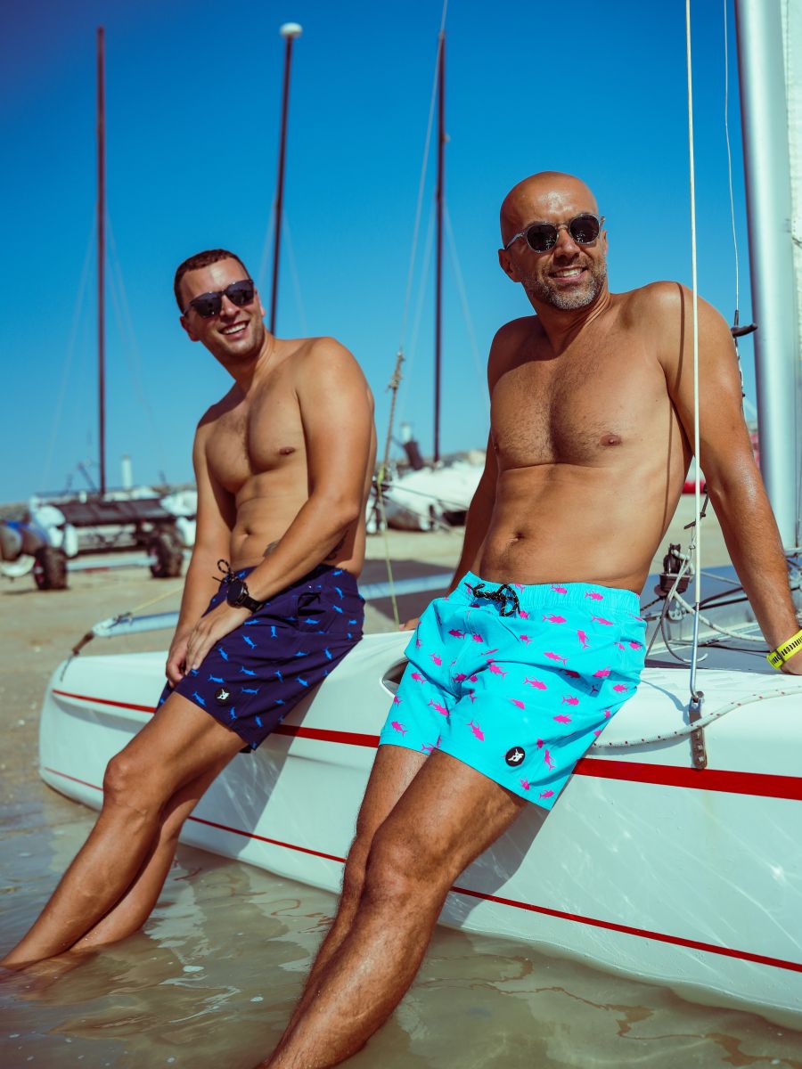 Bob Marlin Recycled Swim Shorts Tuna Pink