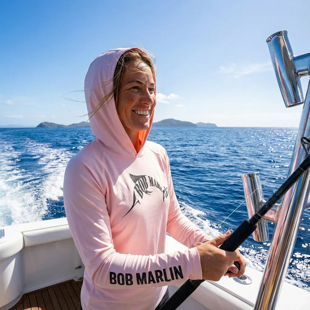 Bob Marlin Women's Performance Hoody BM Light Pink